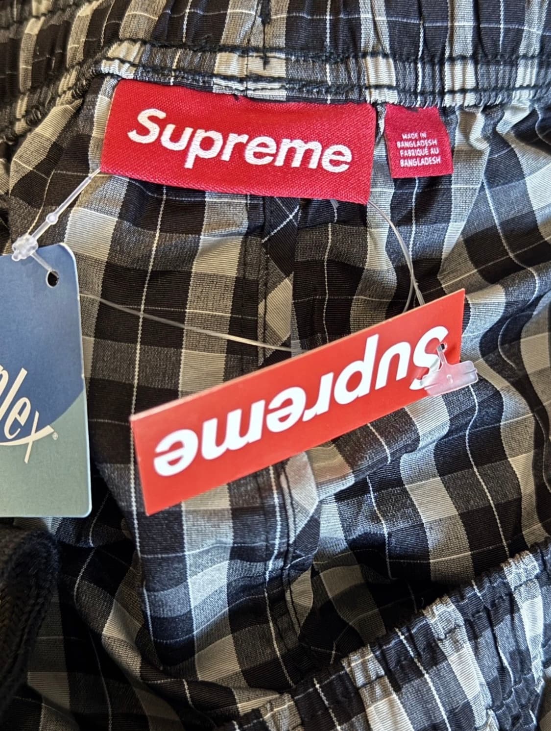 슈프림 플레이드 웜업 팬츠 L 상품이미지3