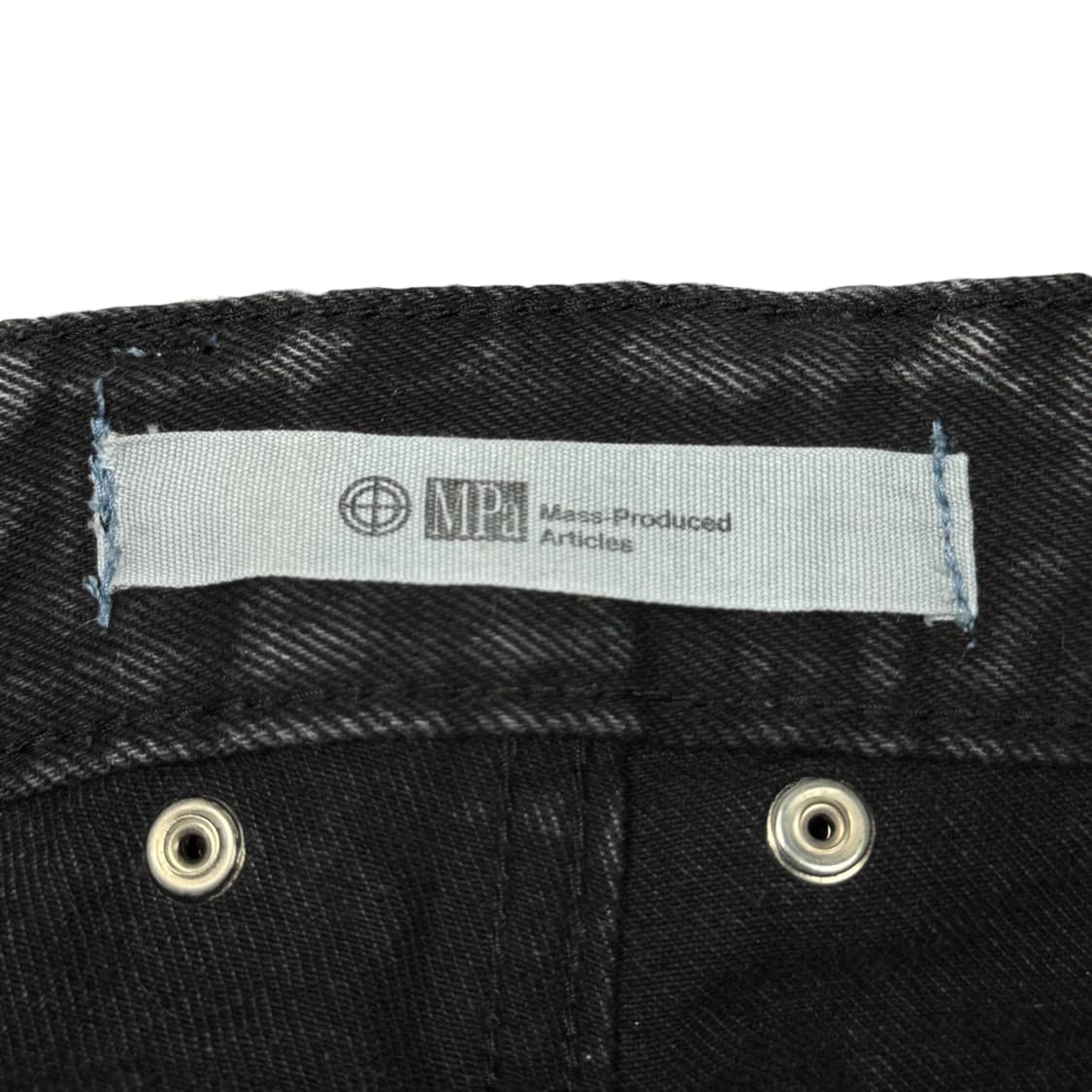 (L) 플라스틱 프로덕트 카펜터 데님팬츠 블랙 상품이미지6