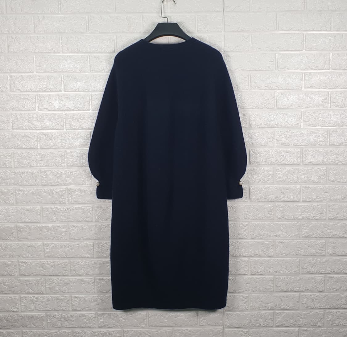 [F]마인 캐시미어100% 진주 포인트 니트 원피스 상품이미지2