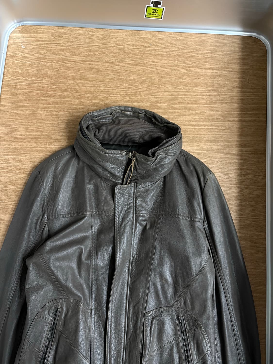 VTG 하이넥 양가죽 자켓 상품이미지1