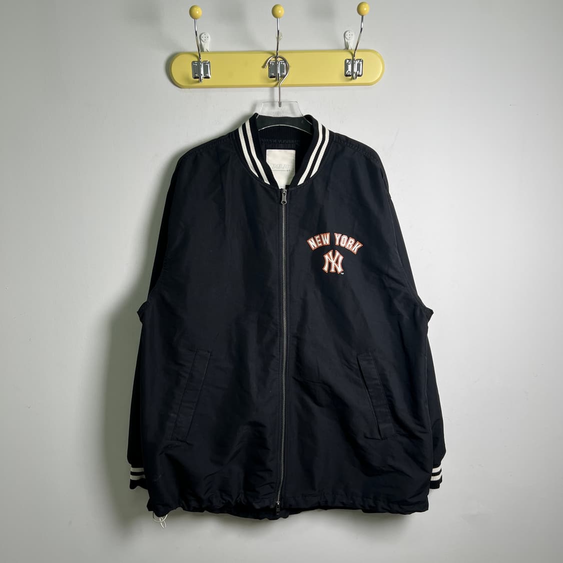 MLB 뉴욕 양키스 블랙 블루종 자켓 2XL 상품이미지1
