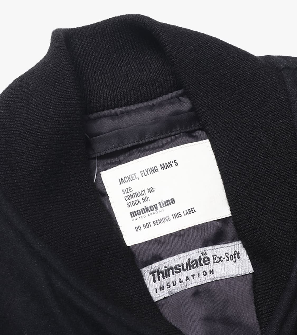 MONKEY TIME - NYLON FLANNEL COMBI MA-1 상품이미지6