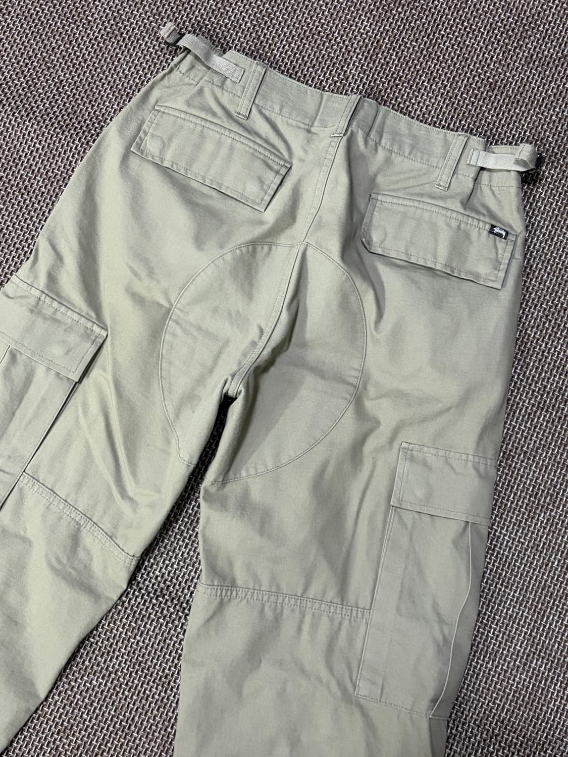 스투시 립스탑 카고 팬츠 올리브 그린 상품이미지5