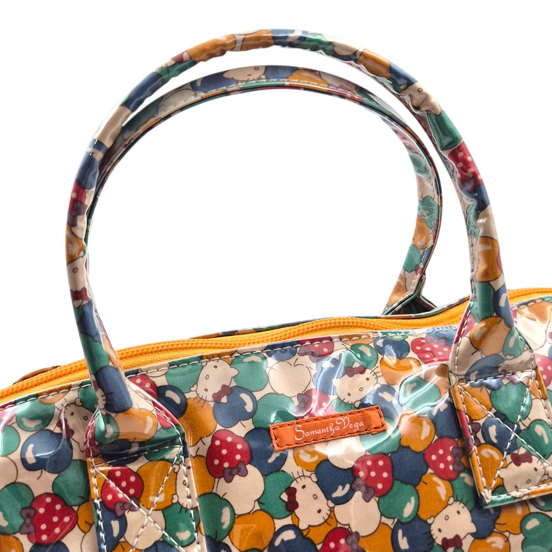 10s 헬로키티 x 사만사베가 과일 pvc 보스턴백 상품이미지3