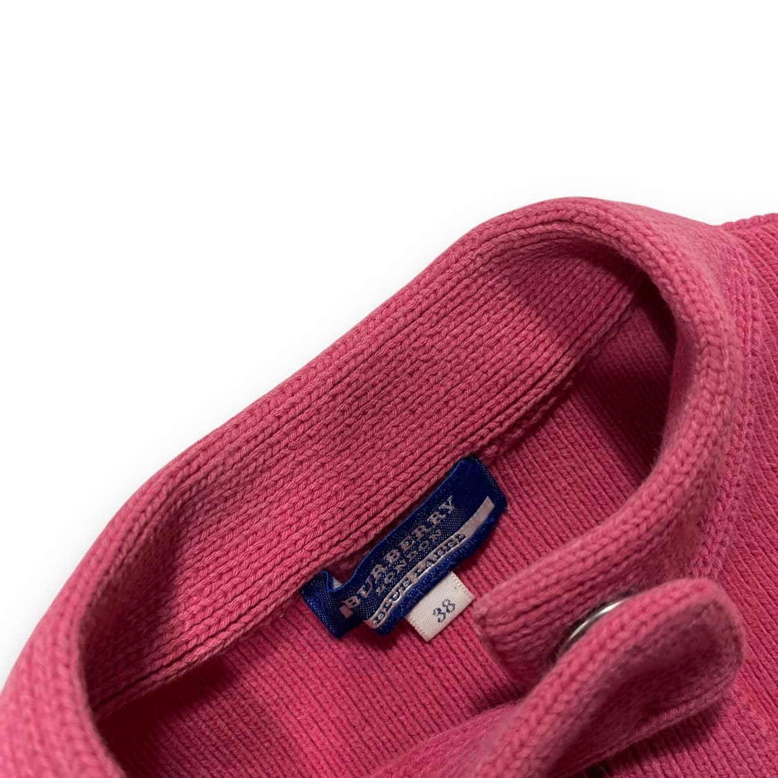 버버리 블루 라벨 y2k 딥 핑크 슬림 라이더 자켓 상품이미지5