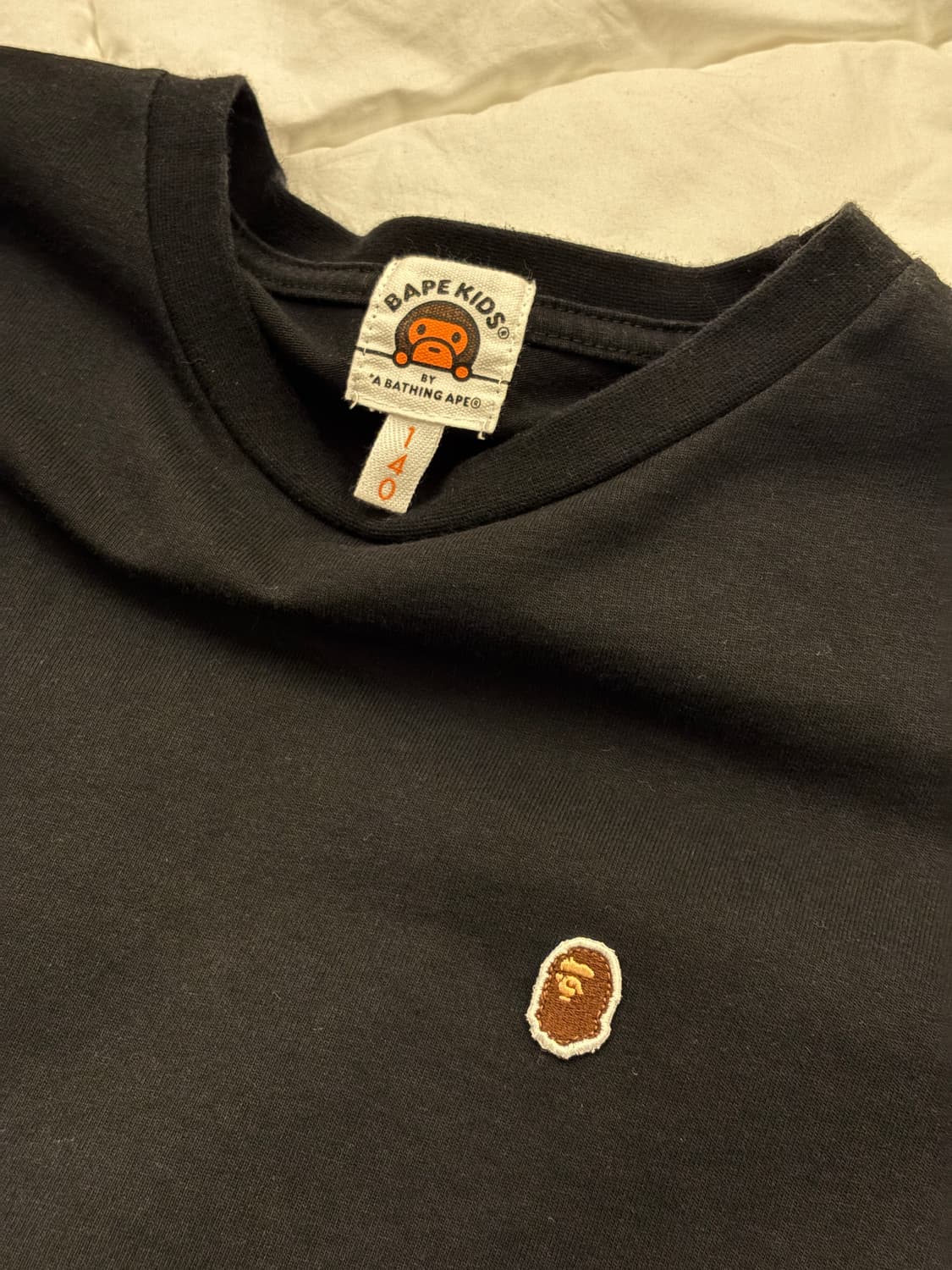 BAPE KIDS 블랙 티셔츠 140 상품이미지2