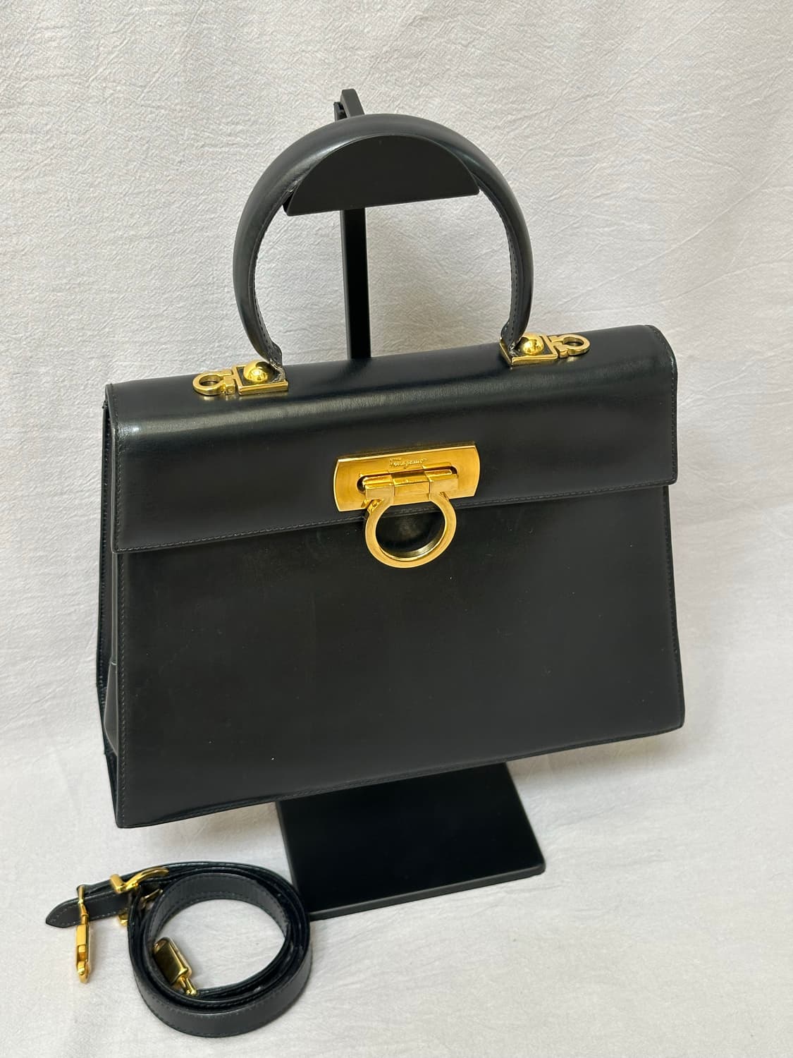 페라가모 켈리백 금장 간치니 토트백 탑핸들 크로스백 차정원백 김 상품이미지6