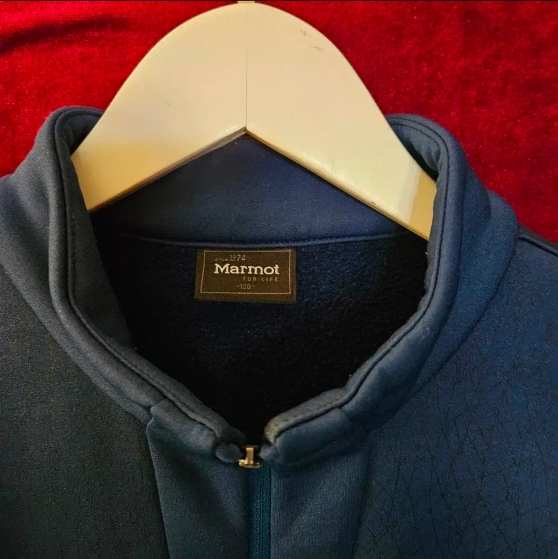 마모트(Marmot) 딥블루 기모 하프집업 100size 상품이미지5