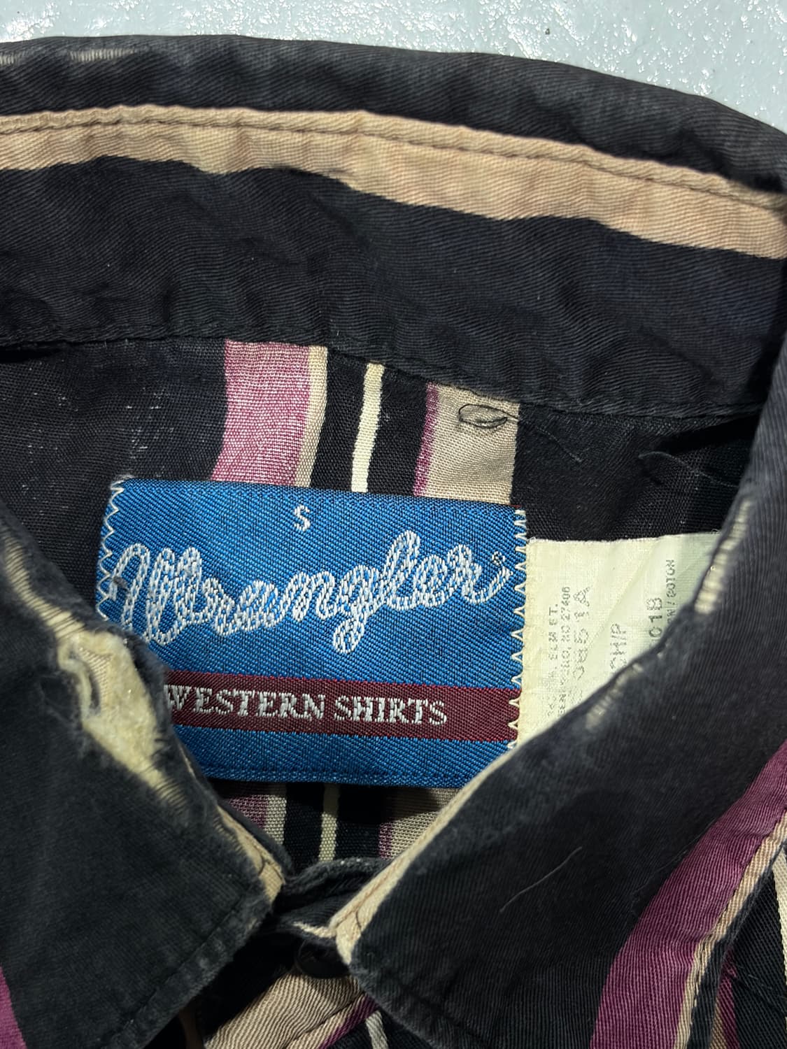 랭글러(Wrangler) 빈티지 웨스턴 셔츠 상품이미지3