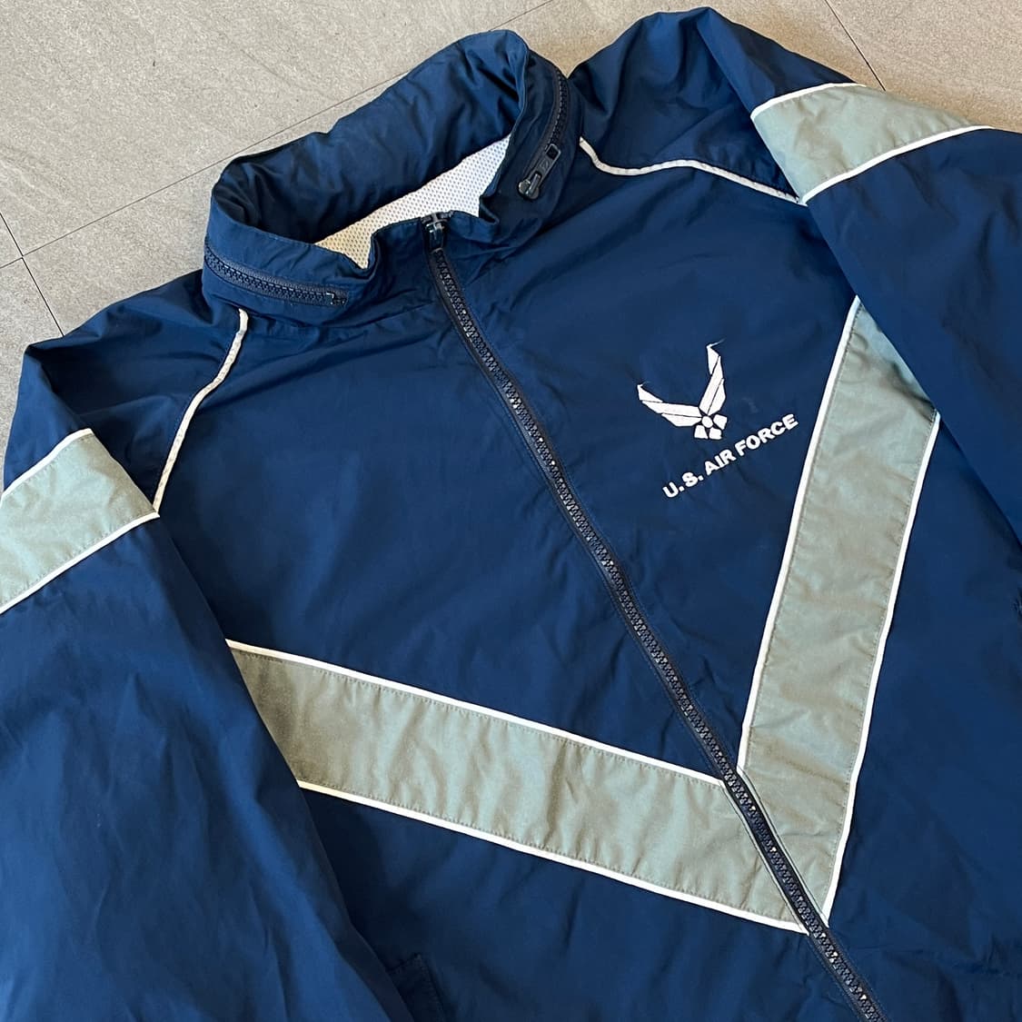 Ipfu 미 공군 네이비 활동복 아미 자켓 바람막읻 상품이미지4