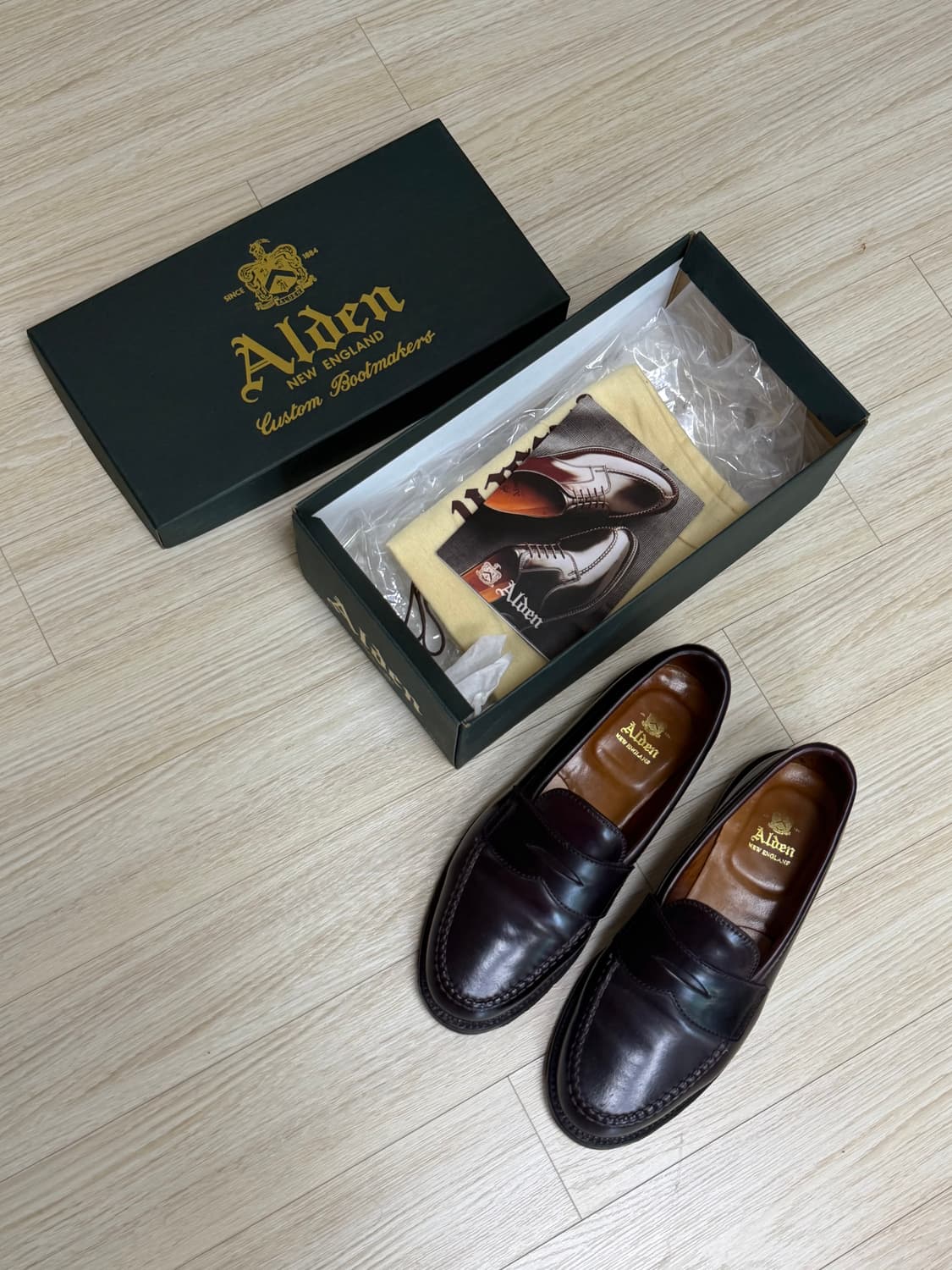 Alden 알든 986 컬러8 코도반 페니 로퍼 US 6.5d (250) 상품이미지8