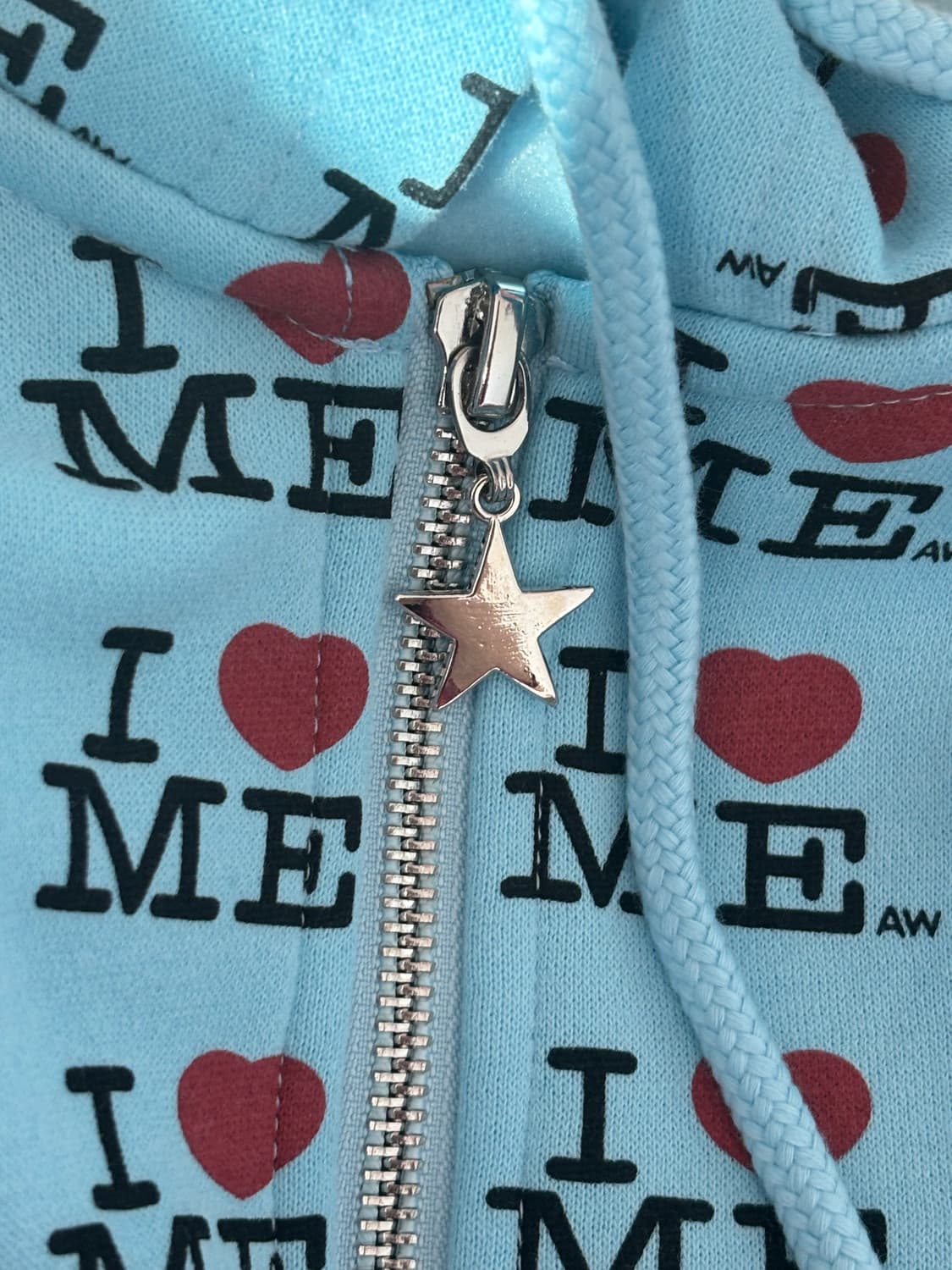 애슐리 윌리엄스 아이러브미 크롭 후드집업 S 상품이미지4