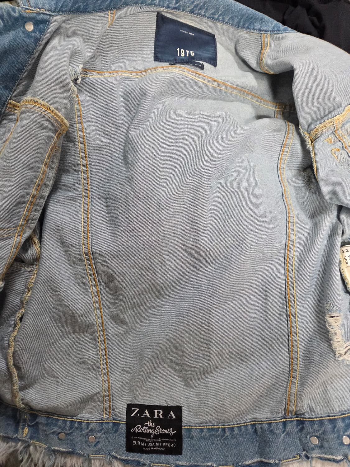 자라 1975 롤링스톤즈 데님 자켓 상품이미지3