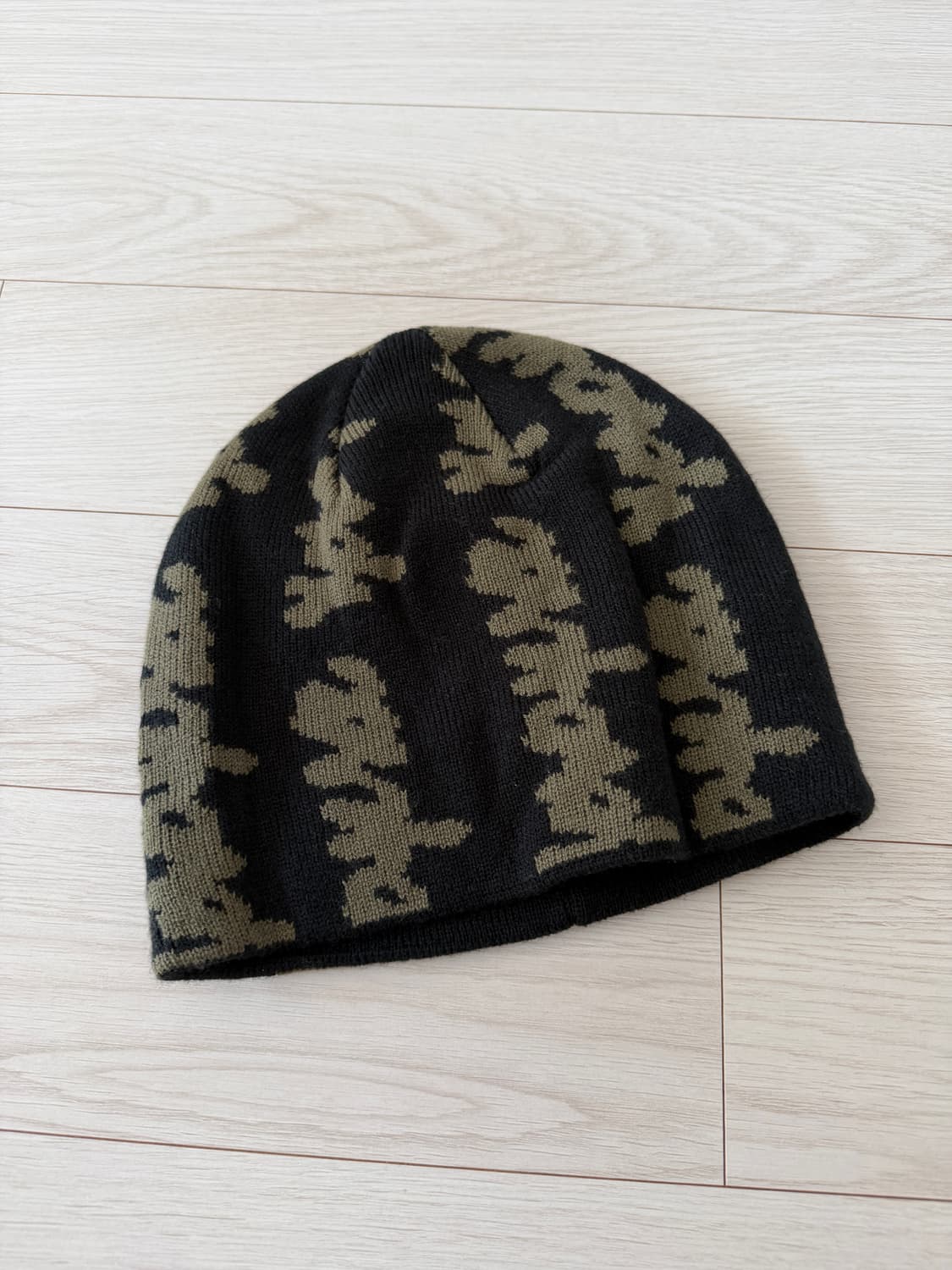 (새상품) 예스아이씨 Doodled Jacquard Beanie Blac 상품이미지2