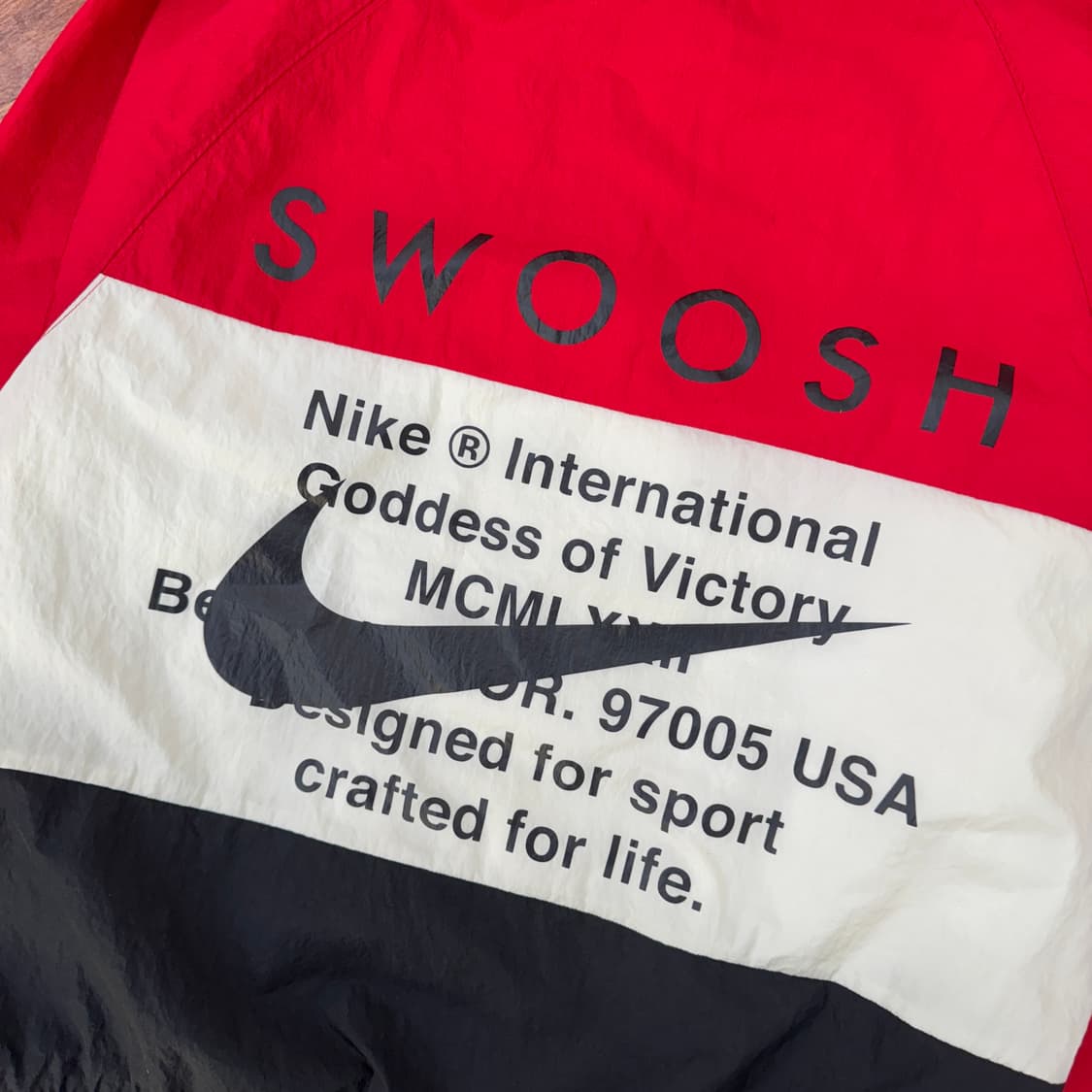 L 나이키 스우시 빅로고 바람막이 자켓  상품이미지3