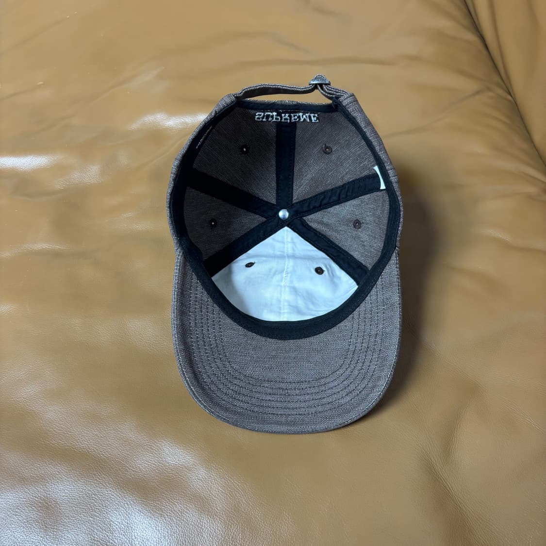 Supreme 슈프림 워시드 브라운 S로고 6패널 볼캡 모자 상품이미지6