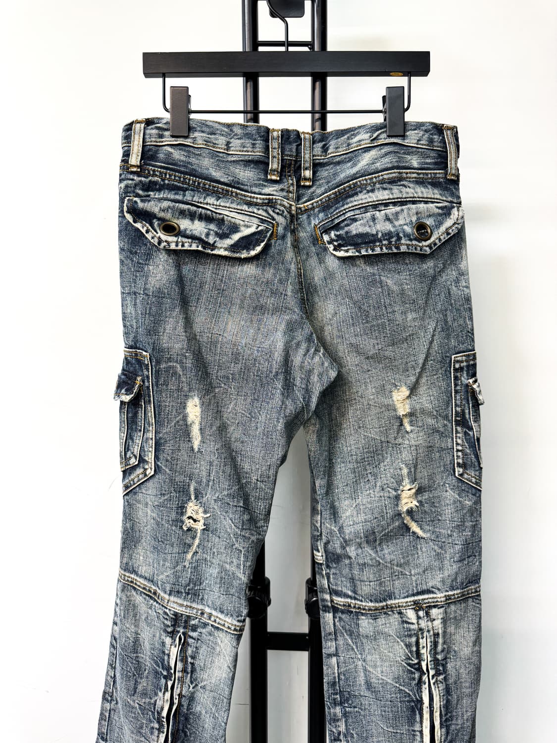 세만틱디자인 인시젼 디스트레스드 데님 카고 상품이미지5