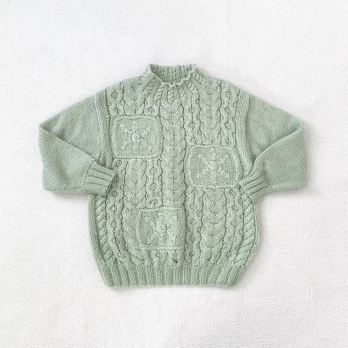 말차맛 눈꽃 아방핏 모리걸 니트 상품이미지1