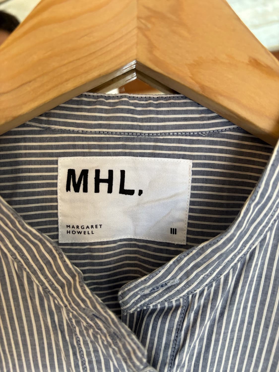 MHL 스트라이프 셔츠 상품이미지3