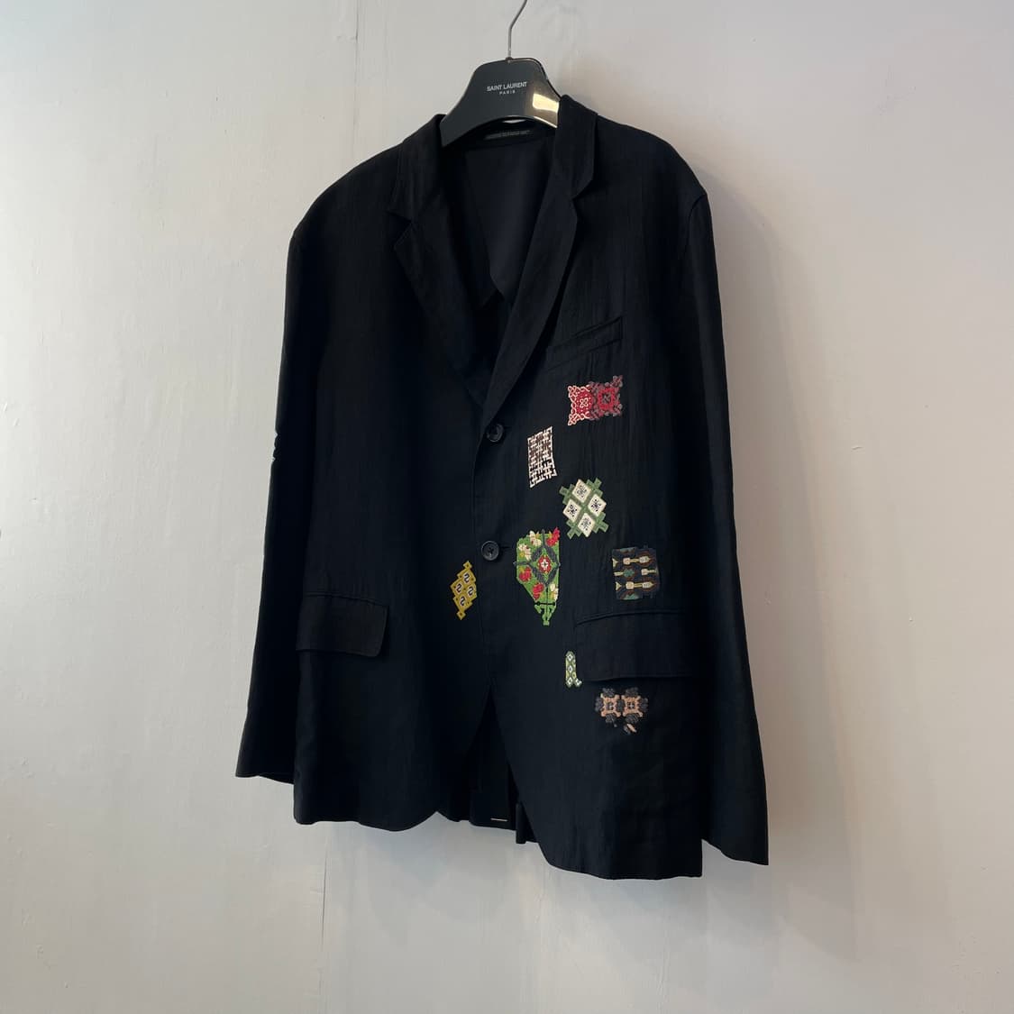 요지야마모토 11ss 자수 패치 자켓 상품이미지4