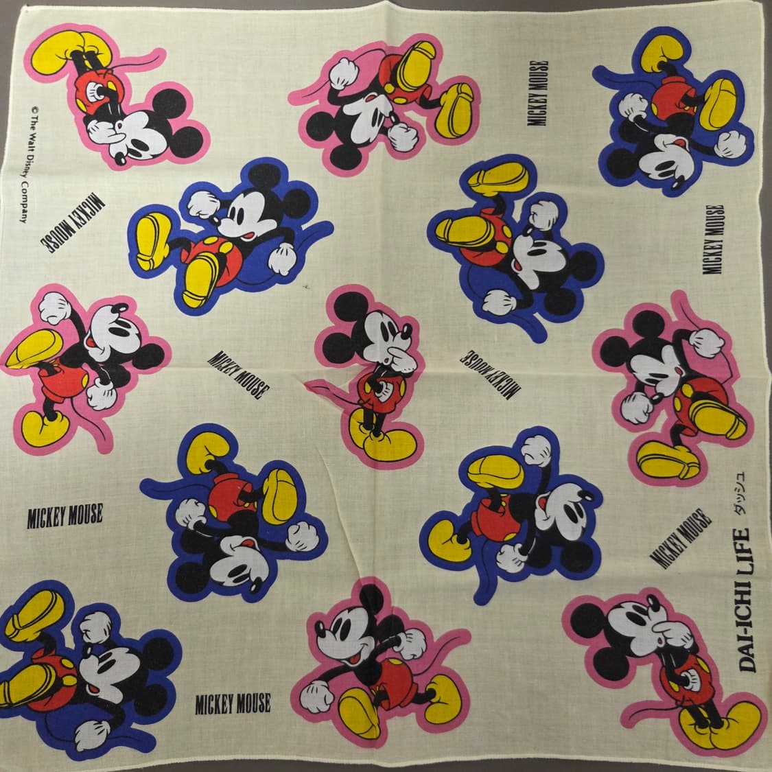 Disney Japan 빈티지 스카프 손수건 상품이미지2