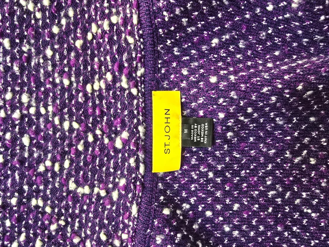 센죤 트위드 니트 베스트 상품이미지8