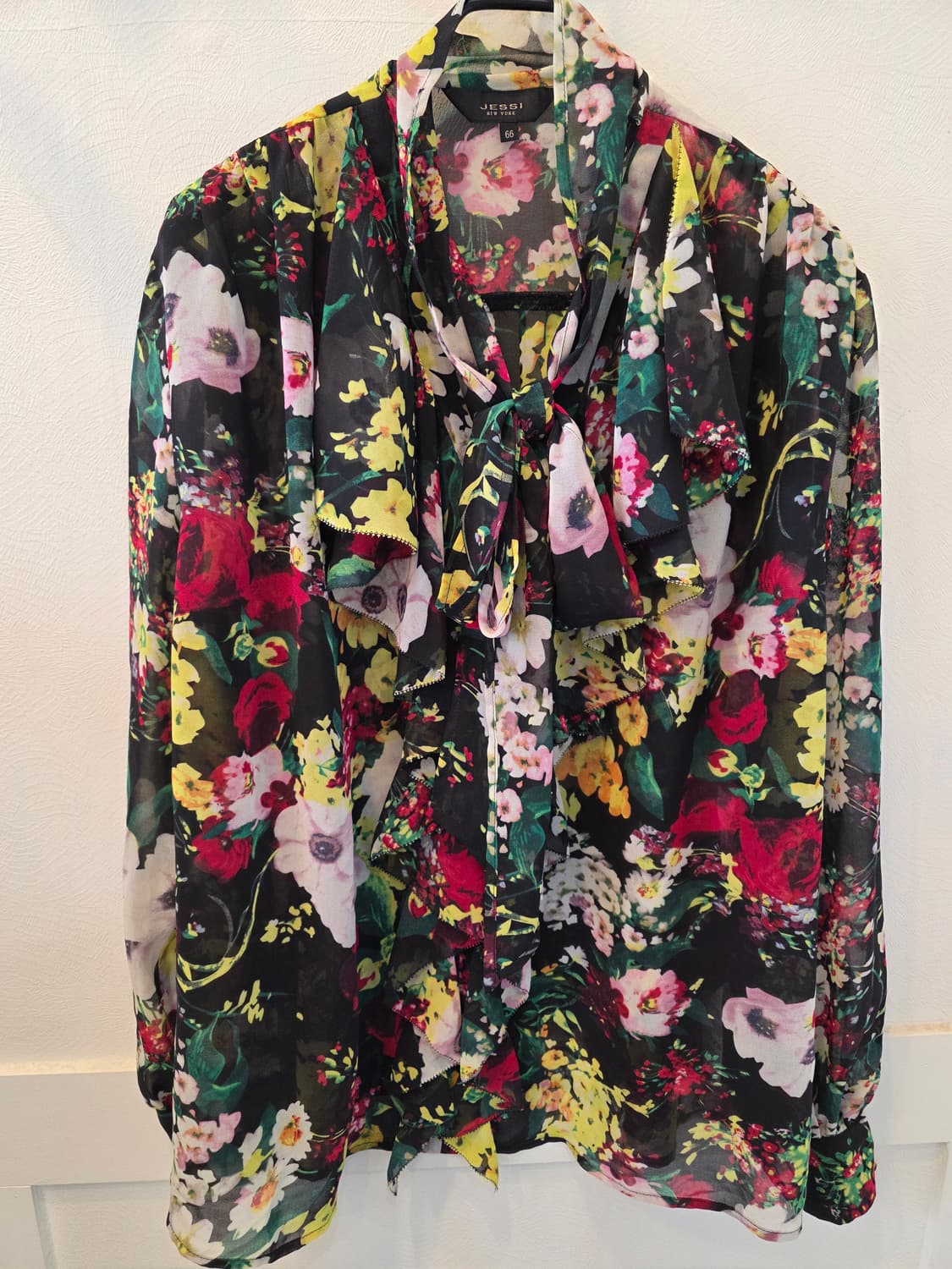 제시뉴욕 플라워 패턴 블라우스 상품이미지2