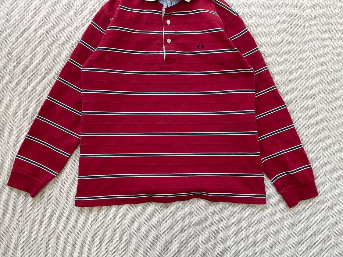 맥그리거 스트라이프 카라 롱슬리브  상품이미지2