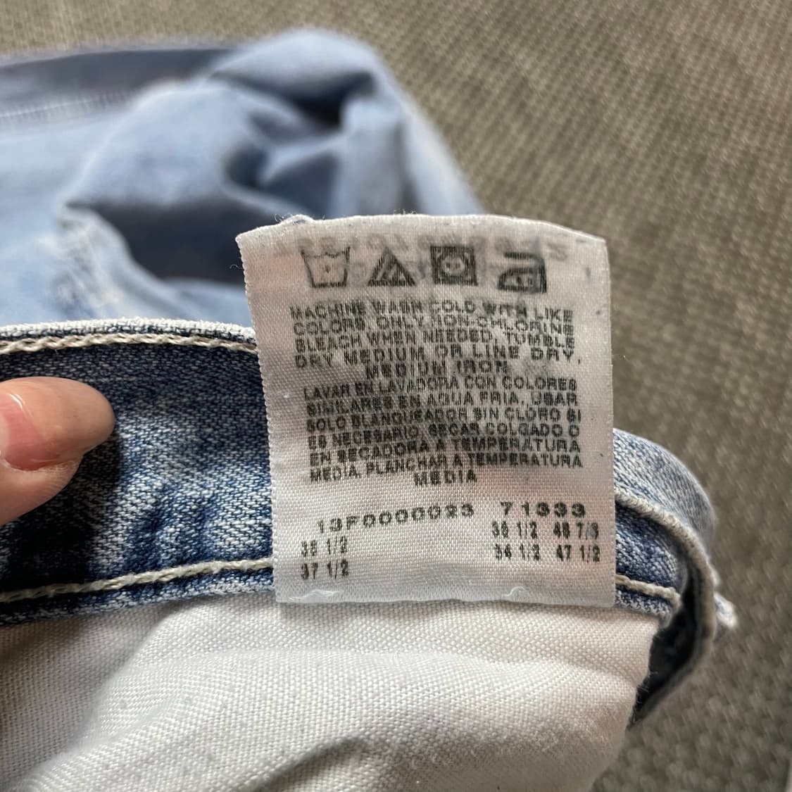 (36) Lee 리 연청 백카고 카펜터 데님 팬츠 상품이미지6