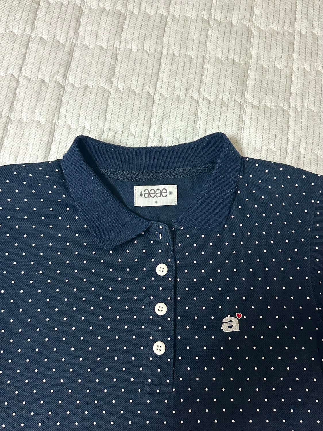aeae 도트 피케이 티셔츠 1사이즈 상품이미지6