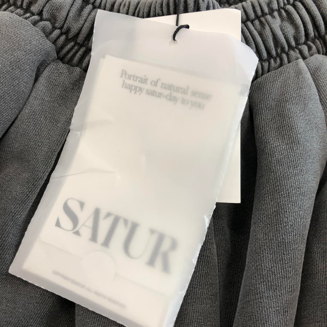 SATUR 세터 가먼트 와이드 스웻팬츠 24-25 상품이미지4