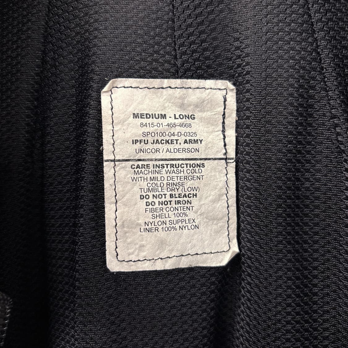 M/L 90s IPFU 1세대 US ARMY 브이스카치 바람막이 N817 상품이미지8