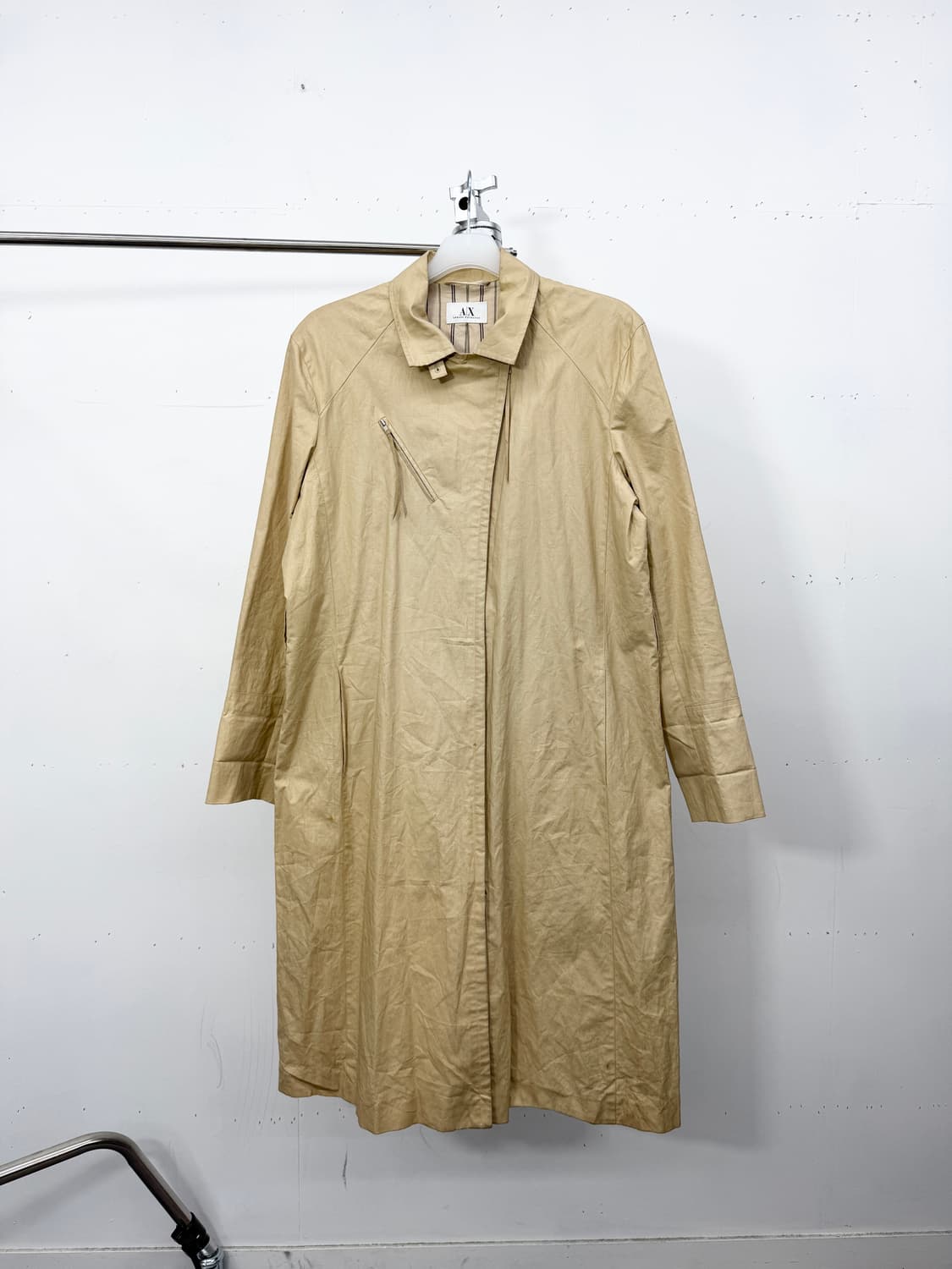 Exchange Diagonal Zip Coat  상품이미지5
