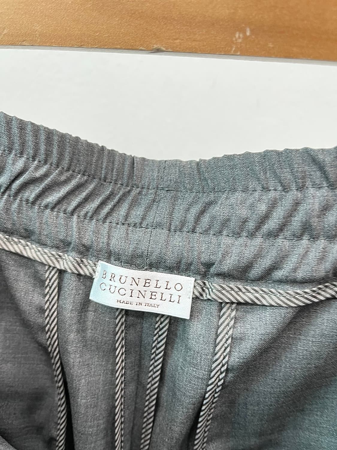 여) 브루넬로쿠치넬리 골드라인 밴딩 슬랙스  상품이미지6