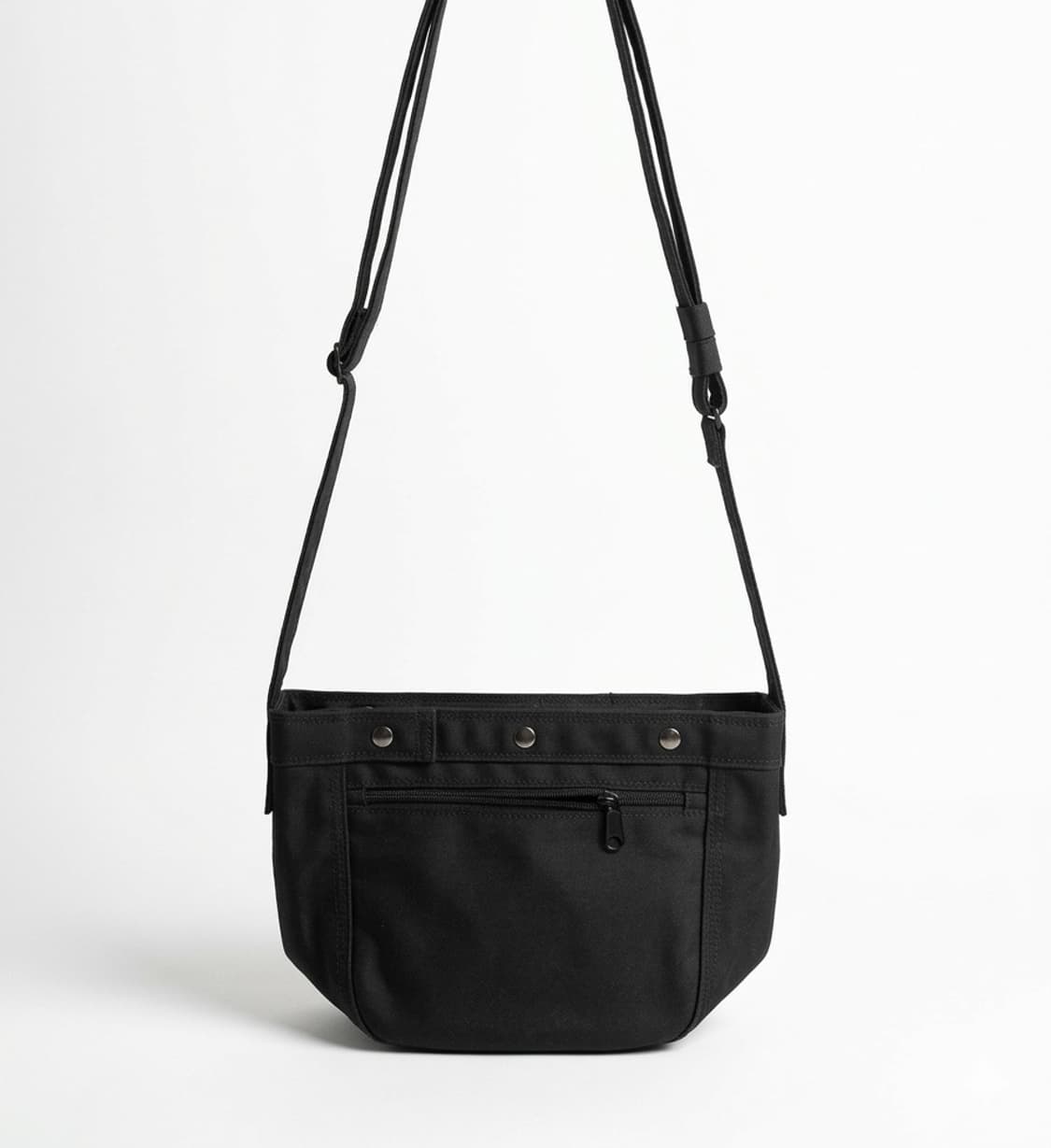 포터 캔버스 숄더백 블랙 상품이미지3