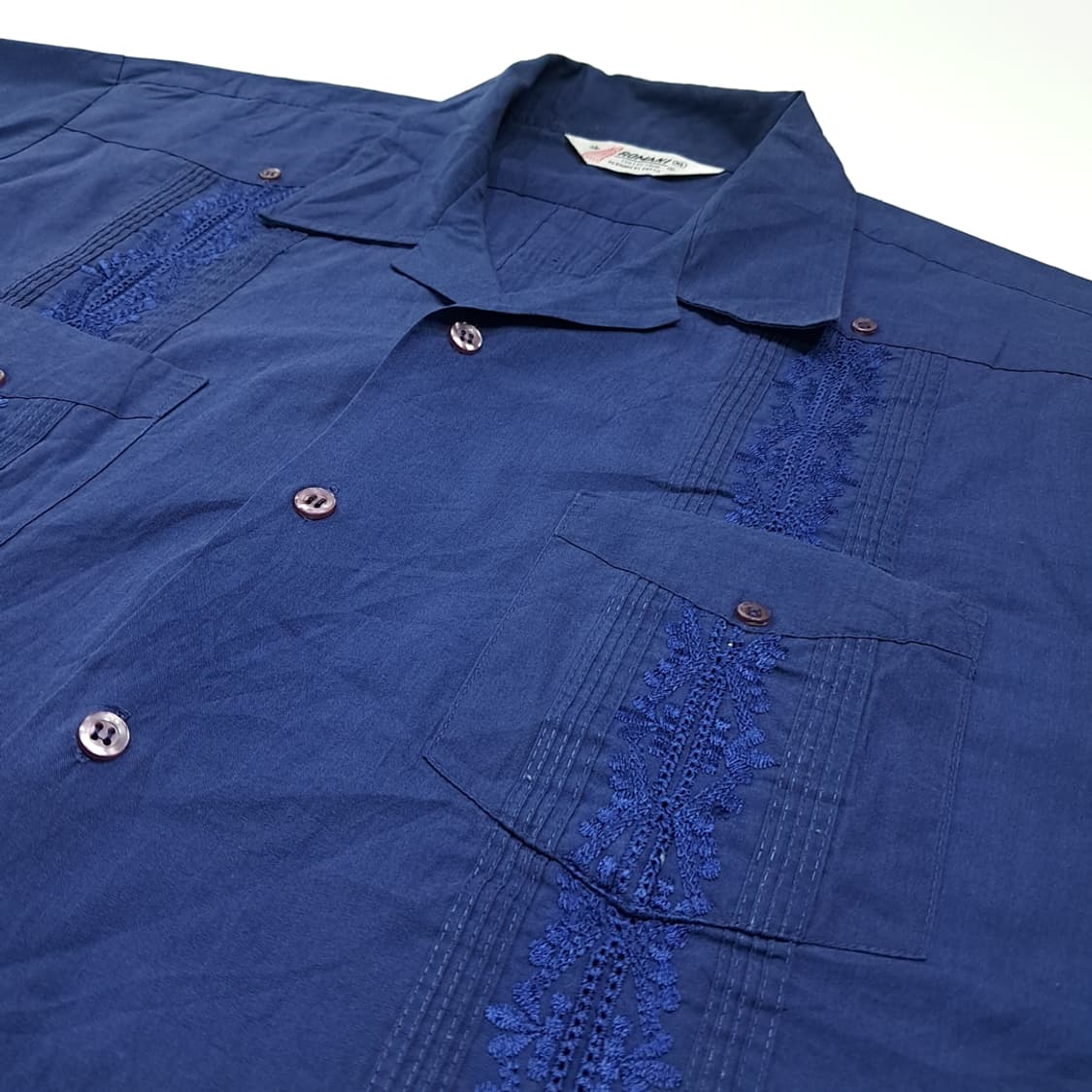 CK140 XL 로마니컬렉션 80s 4포켓 과야베라 반팔 셔츠 남방 상품이미지4