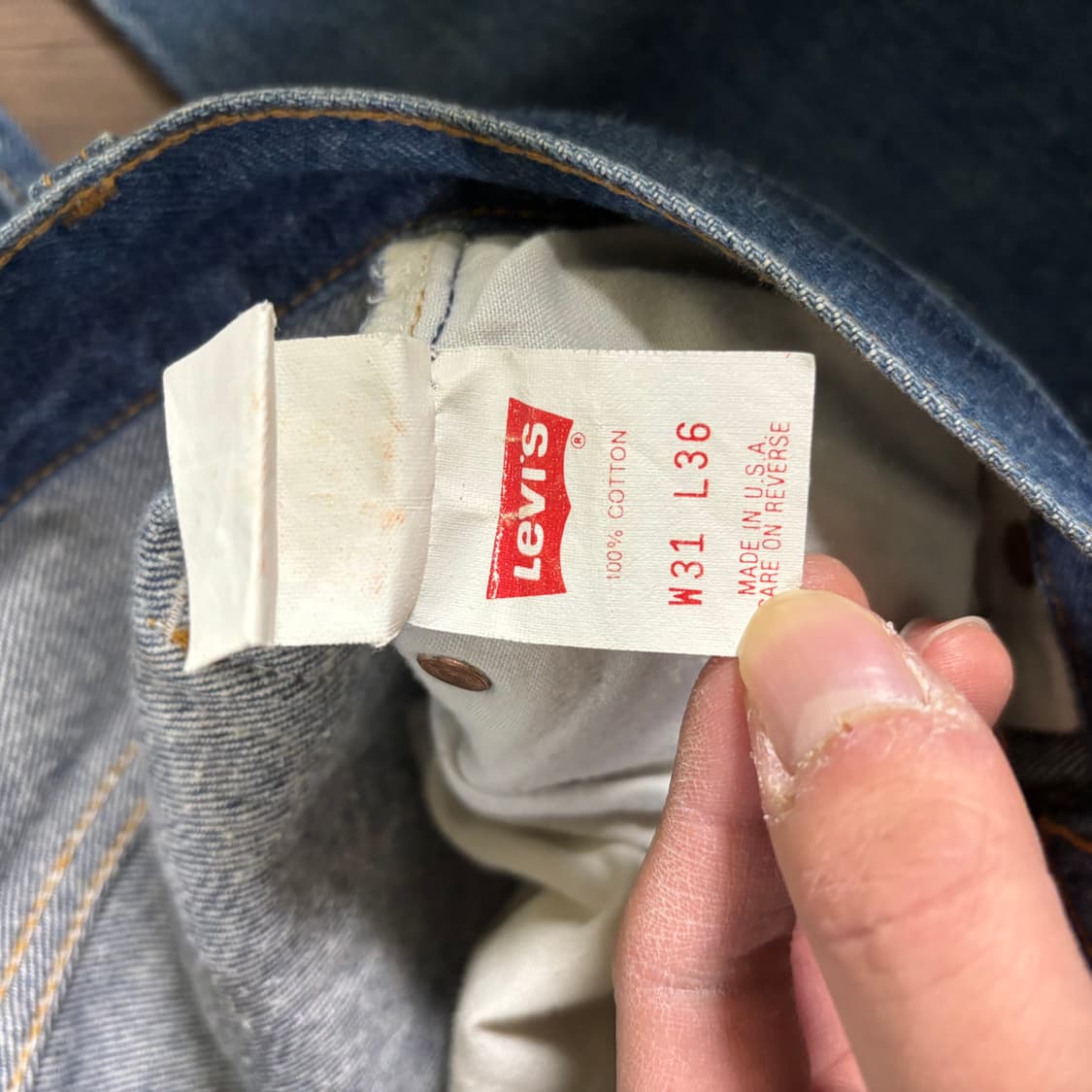 90s USA 빈티지 리바이스 501 28 상품이미지3