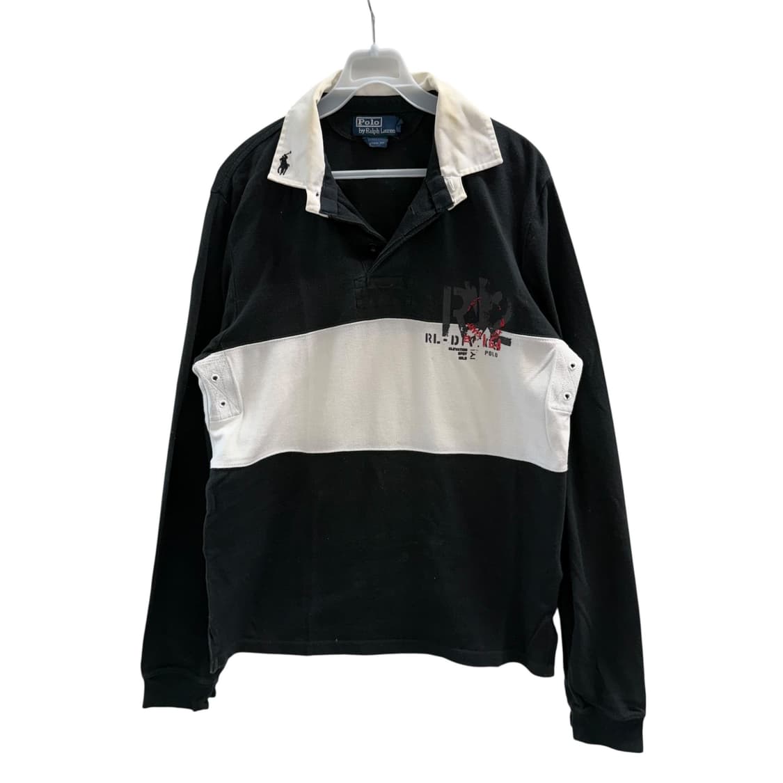 [L] 폴로 블랙 럭비 카라티 상품이미지3