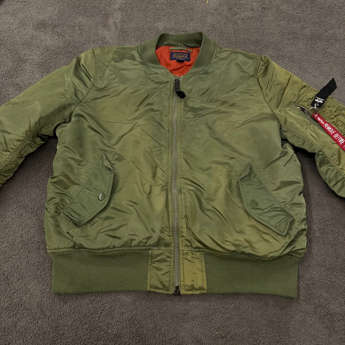 [ 정품/XL ] 알파인더스트리 플라이트 ma-1  항공점퍼 상품이미지2