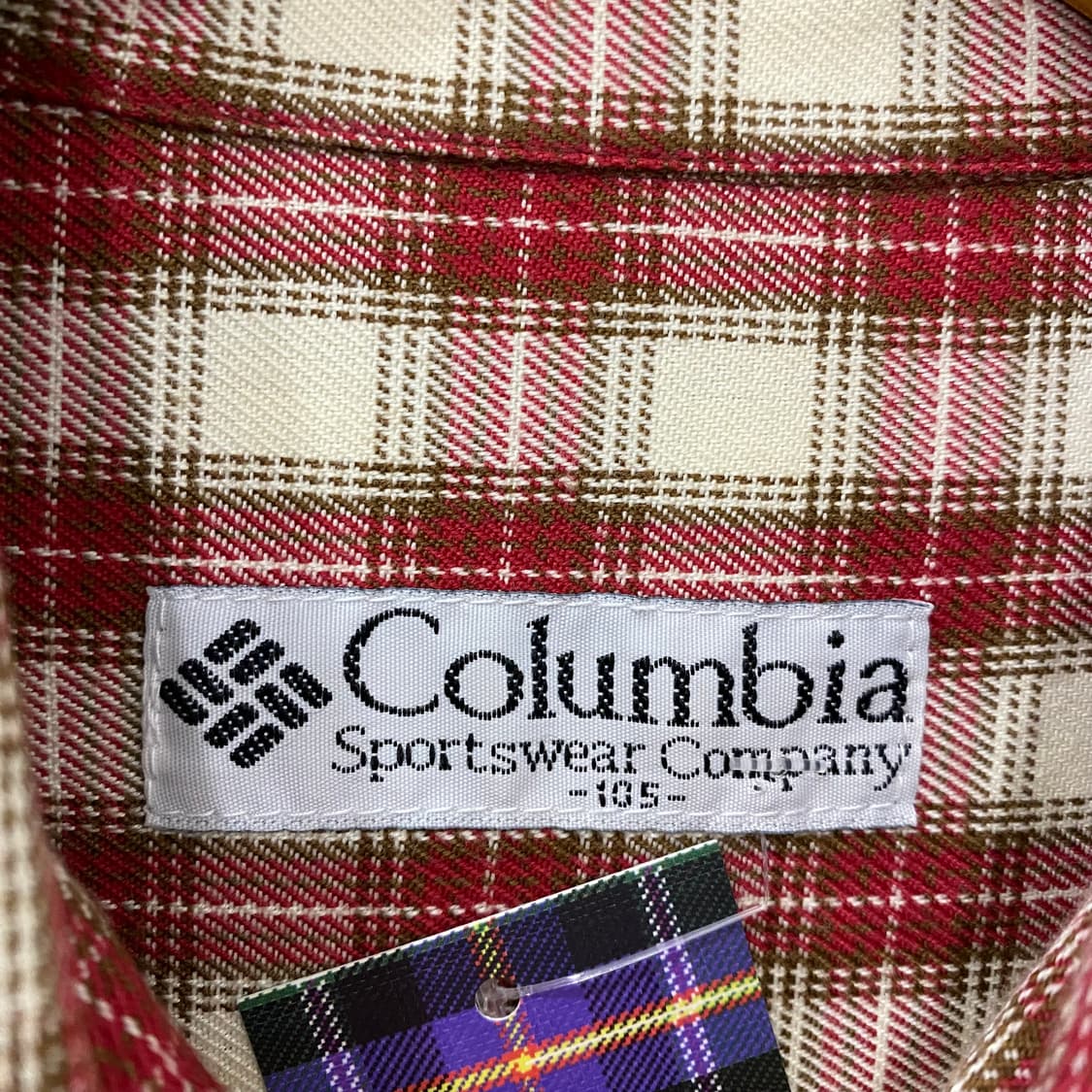 컬럼비아 체크 긴팔셔츠(105) 상품이미지5