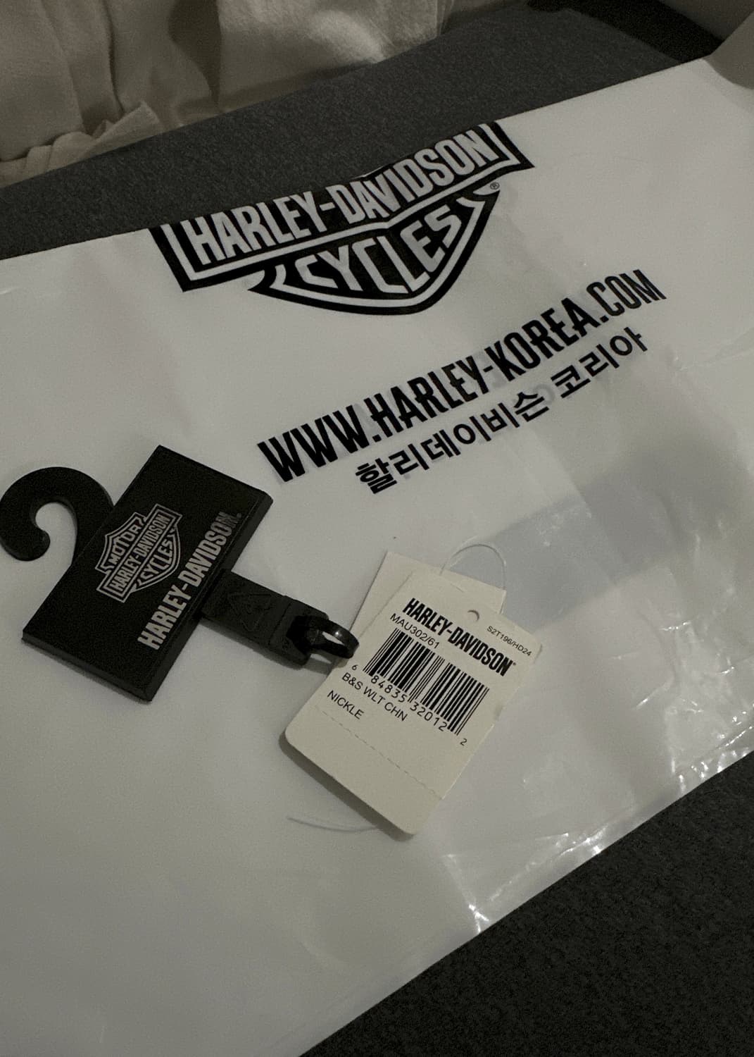 할리데이비슨 건메탈 월렛체인 상품이미지4
