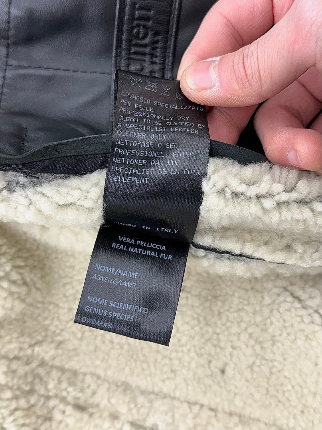 닐바렛 베라 펠레 셰어링 모터사이클 레더 무스탕 자켓 상품이미지10