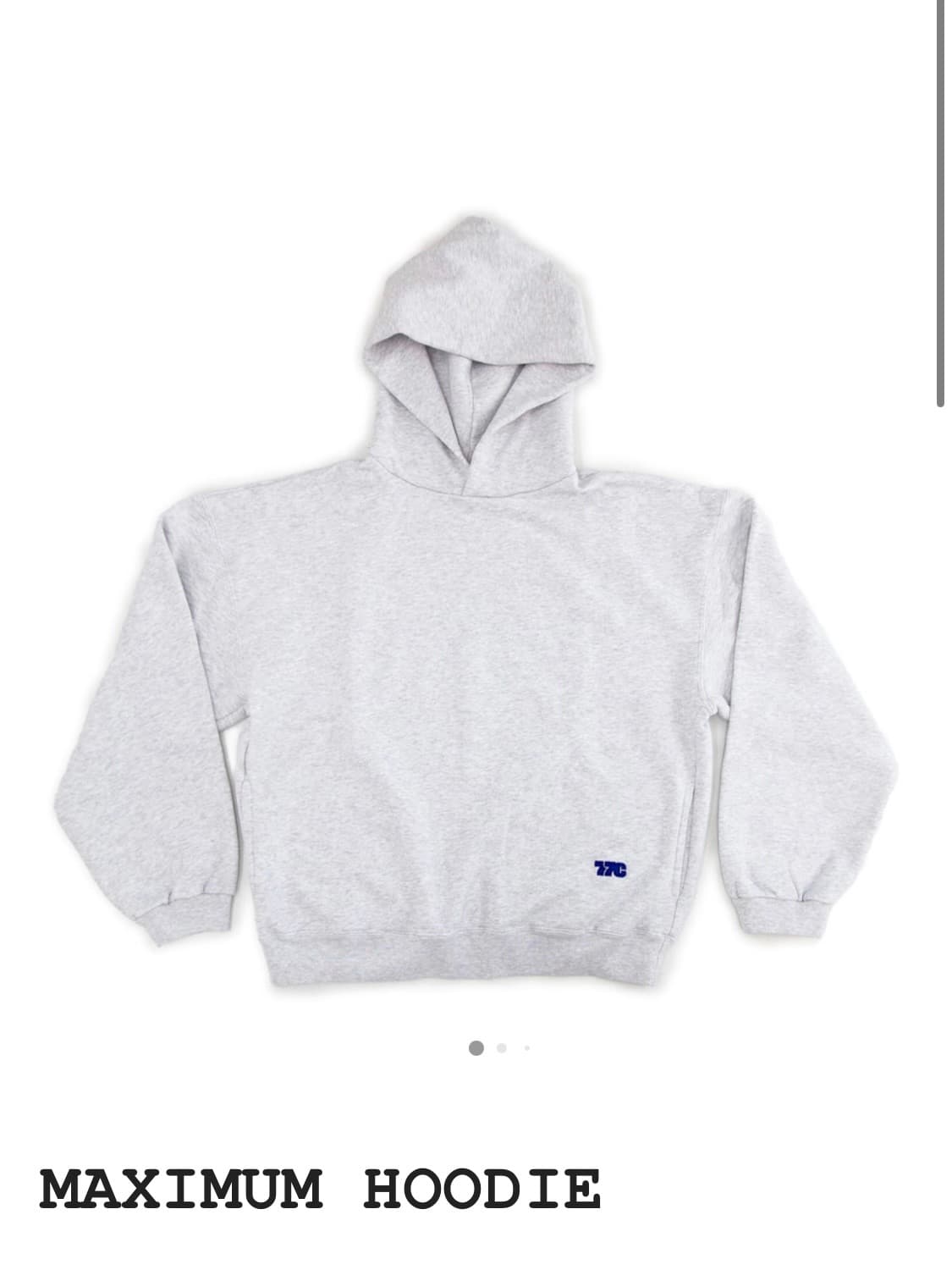 (XL) 77c maximum hoodie 상품이미지1