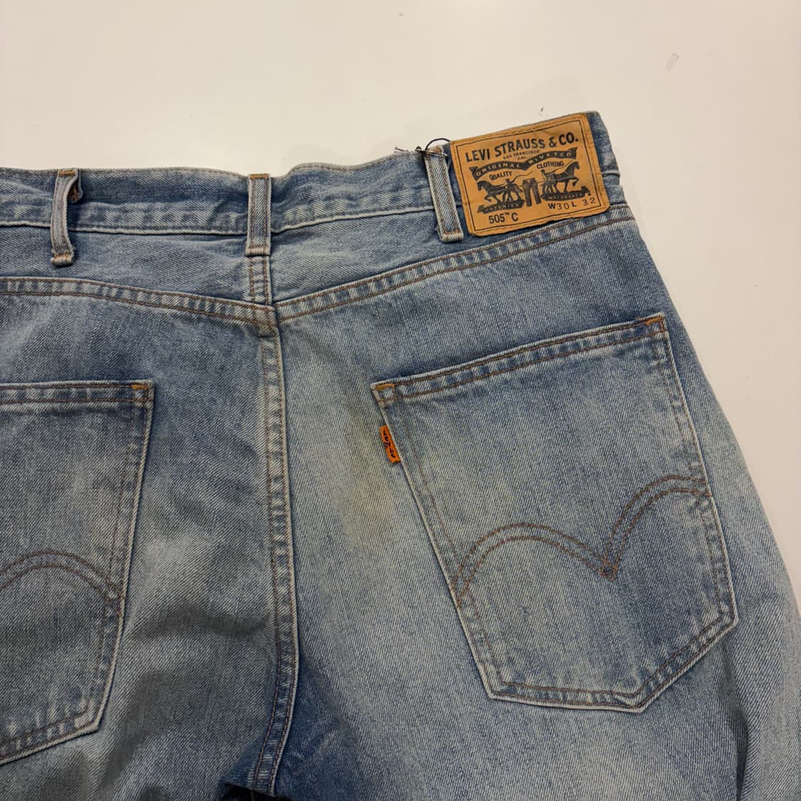 [30x32] 리바이스 505 데미지 워싱 데님 청바지 팬츠 D711 상품이미지7