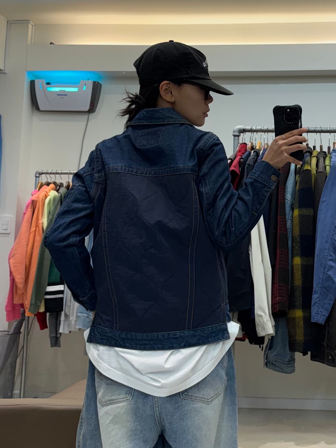 22FW 트루릴리젼 나일론 데님 믹스 자켓 상품이미지8