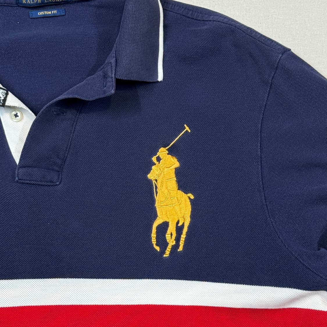 XL) 폴로 랄프로렌 치프키프 뉴욕 빅포니 반팔 카라티 상품이미지4