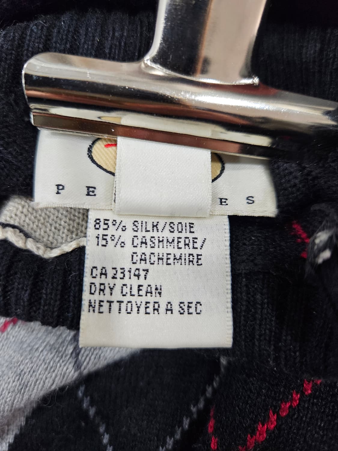 미국 브랜드 탈보츠(talbots) 실크 캐시미어 아가타무늬 반팔 상품이미지4