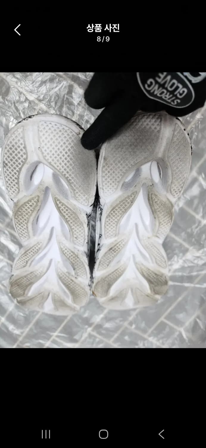 렉산 화이트 패턴 스니커즈 300 상품이미지9