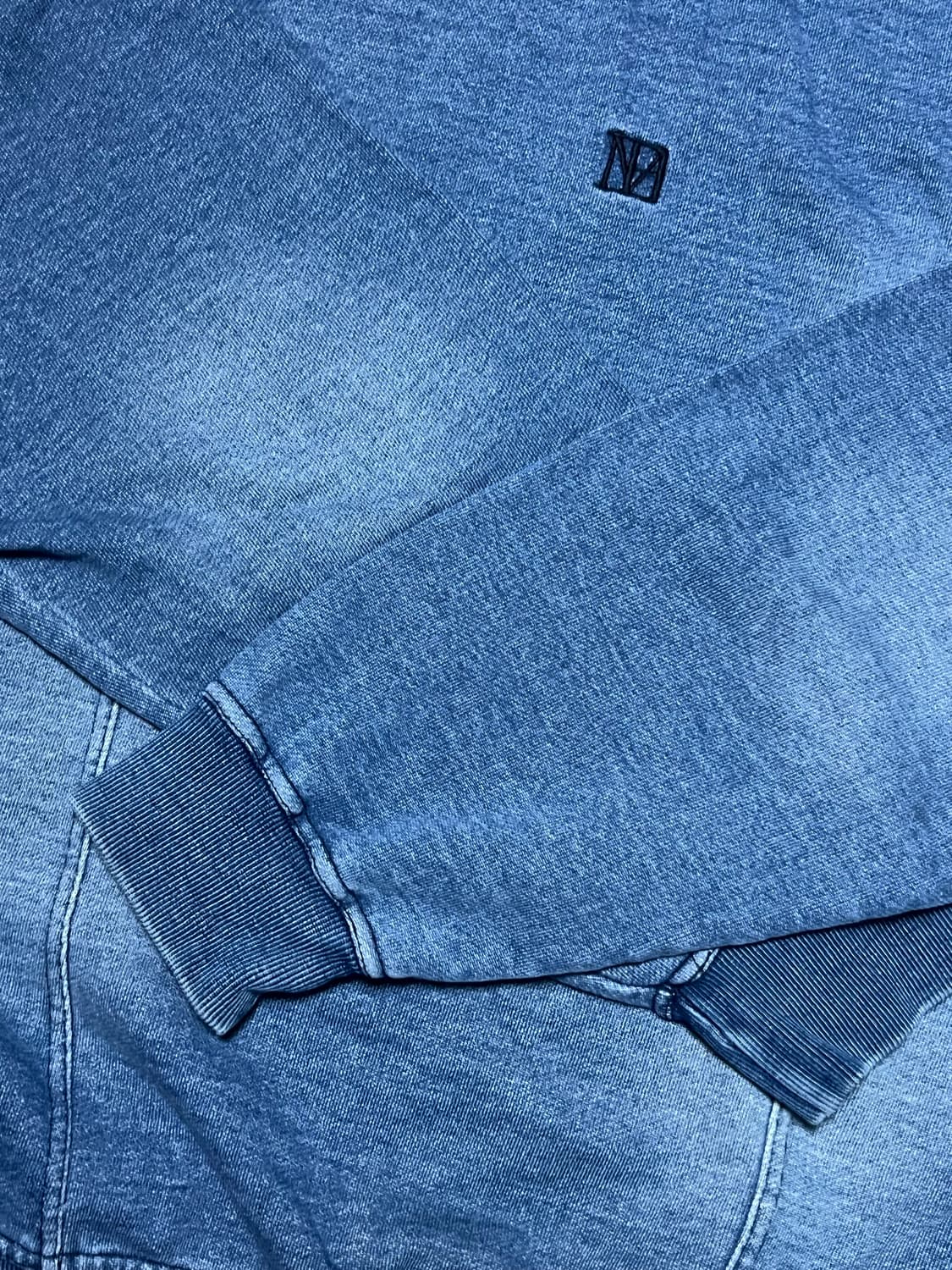 트리밍버드 데님 스웻 셋업 상품이미지7