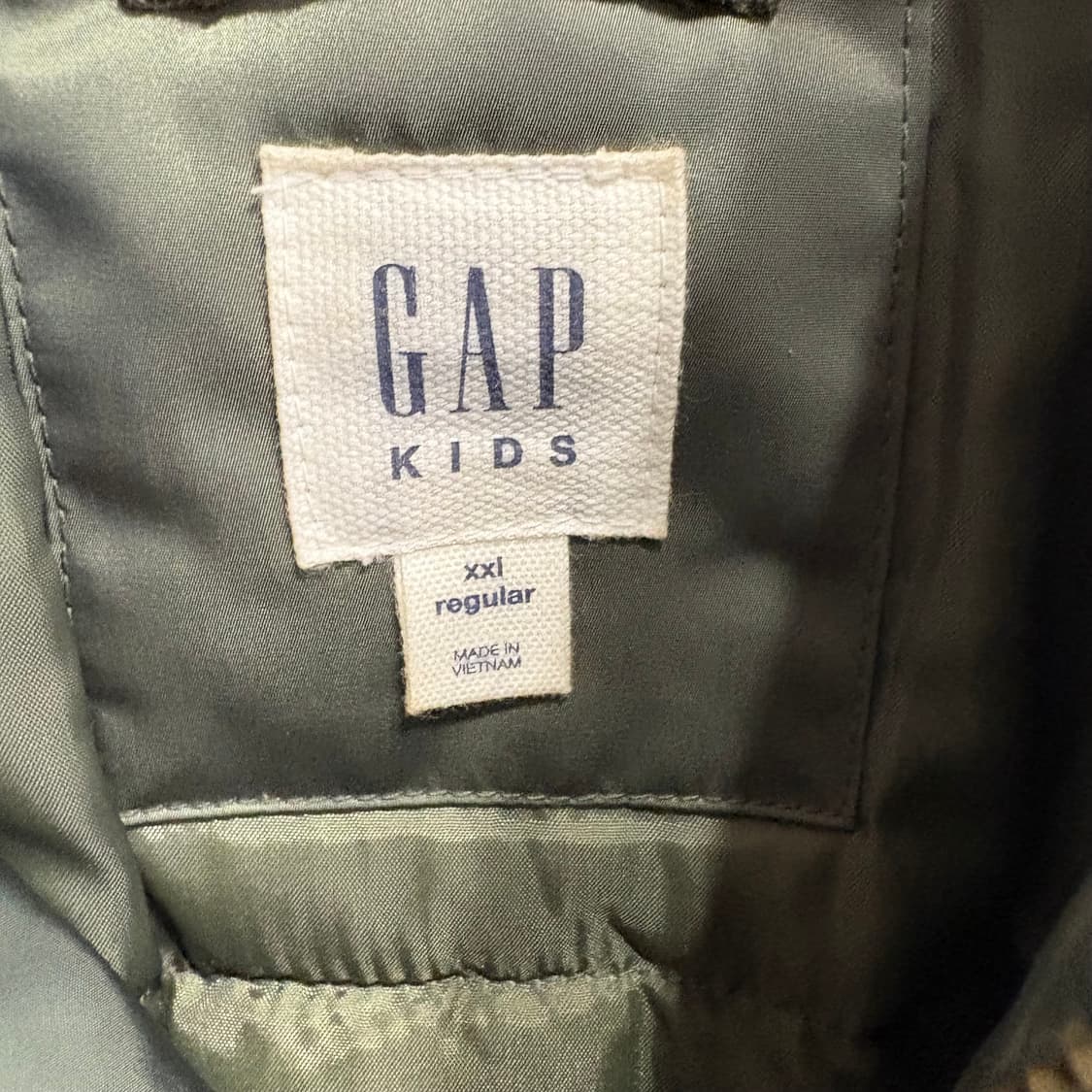 GAP 키즈 카키 항공점퍼 XXL 상품이미지4